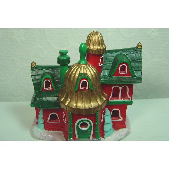 HALLMARK GLOW ROAD BELL COTTAGE HOUSE FIGURNE WITH FLICKERING LIGHT-2014-NO BOX - Picture 3 of 7